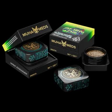 Muha Meds hash rosin concentrate collection