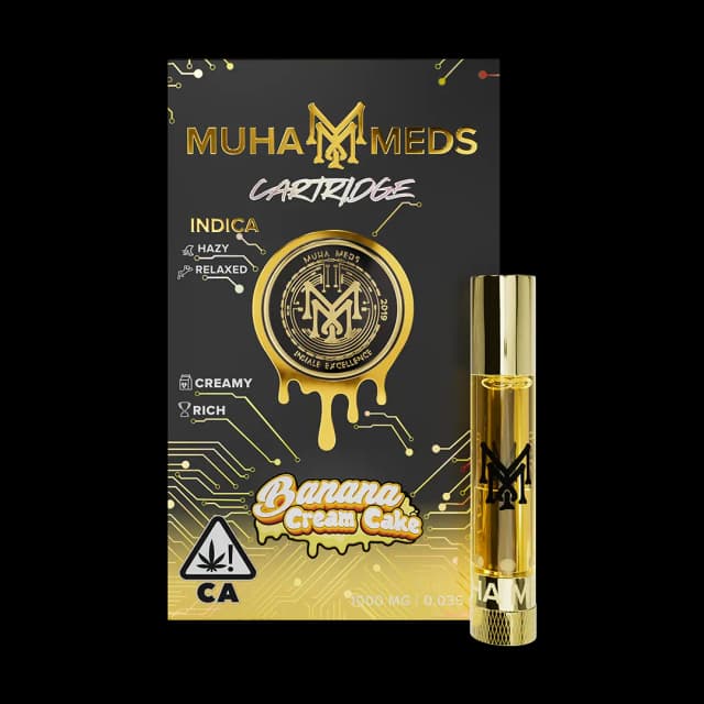 Muha Meds Cartridge - Banana Cream Cake Indica