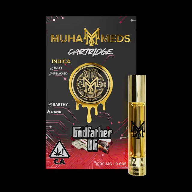 Muha Meds Cartridge - Godfather OG Indica