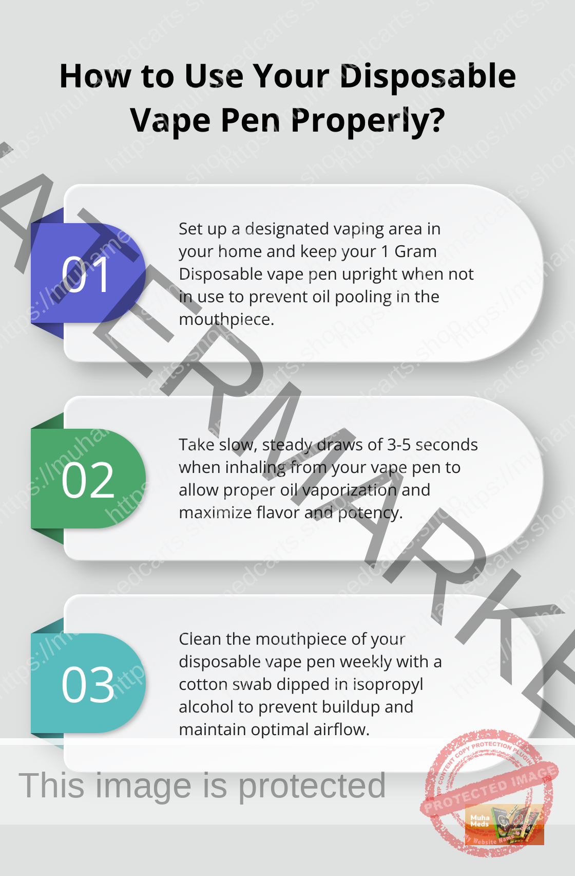 Infographic: How to Use Your Disposable Vape Pen Properly?