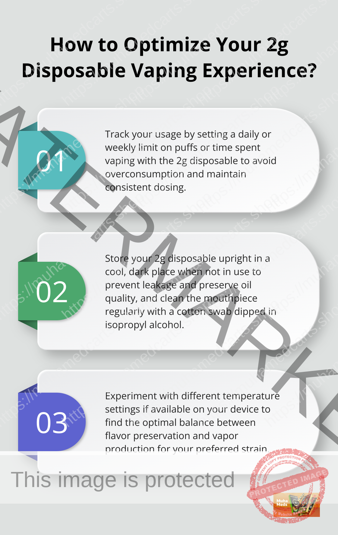 Infographic: How to Optimize Your 2g Disposable Vaping Experience?