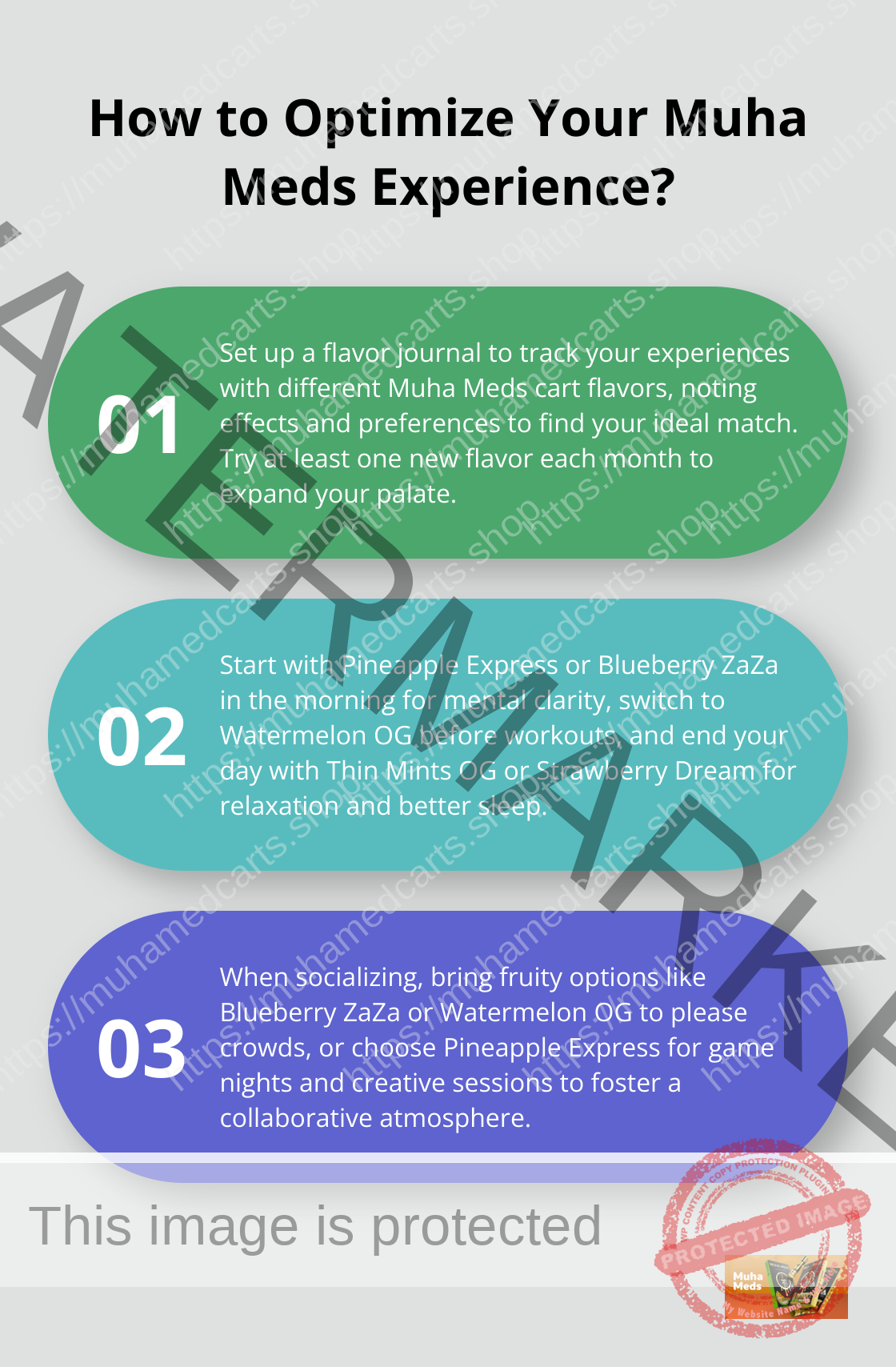 Infographic: How to Optimize Your Muha Meds Experience? - muha meds carts flavors