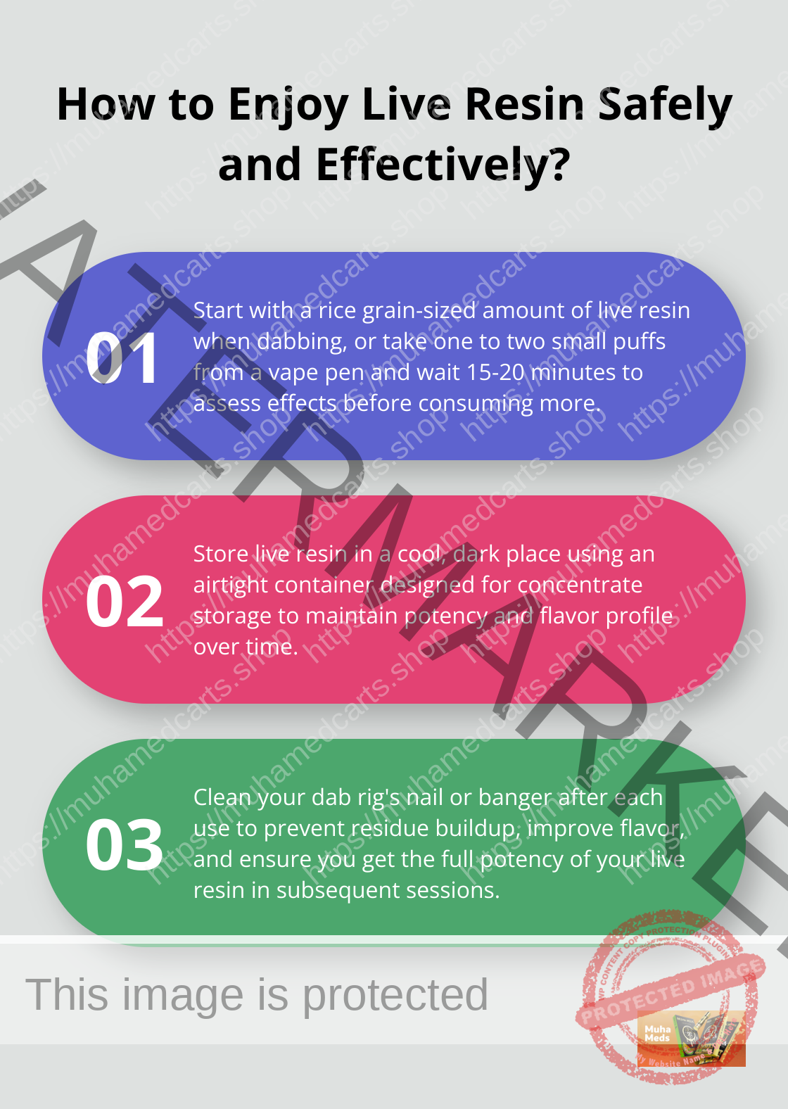 Infographic: How to Enjoy Live Resin Safely and Effectively?